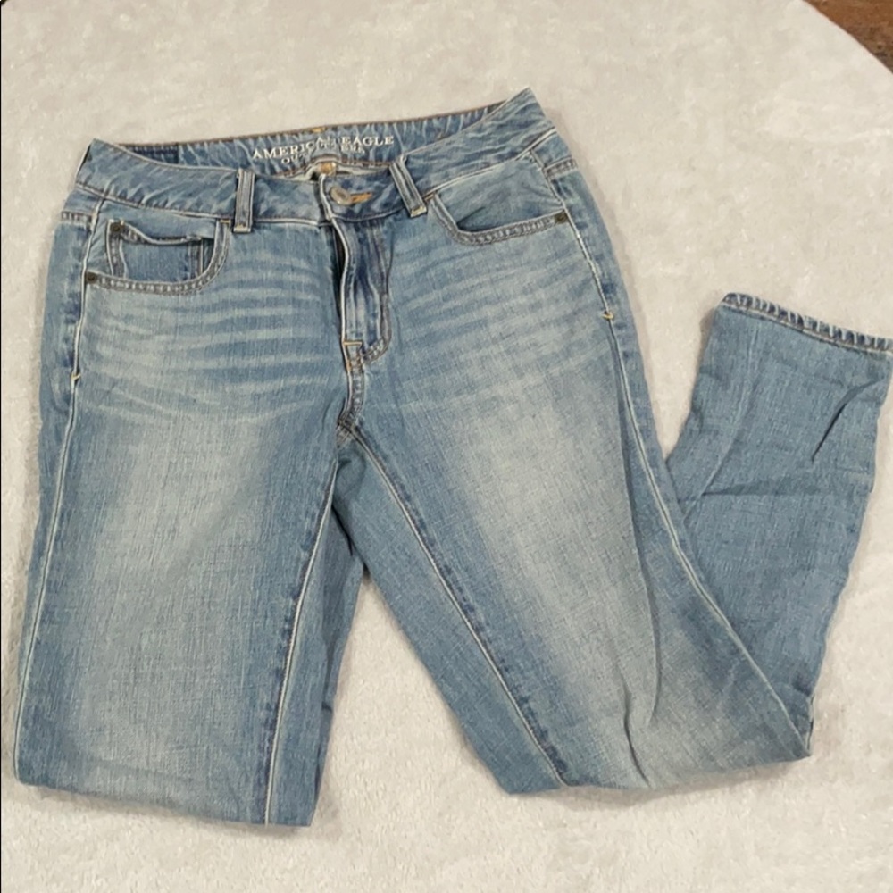 🌟 AE medium washed Boyfriend Jeans